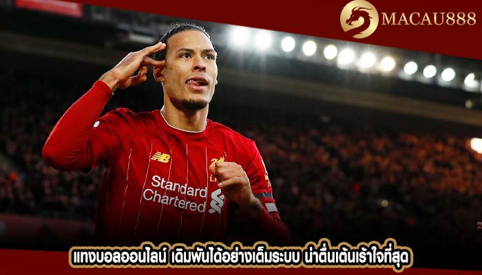 แทงบอลออนไลน์ เดิมพันได้อย่างเต็มระบบ น่าตื่นเต้นเร้าใจที่สุด